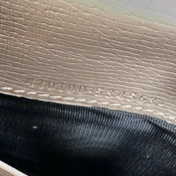 GUCCI Women's Long Wallet Nice Flora Leather White Used - Picture 8 of 12